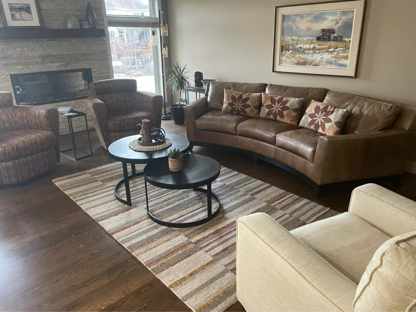 Striped Area Rug - photo 2