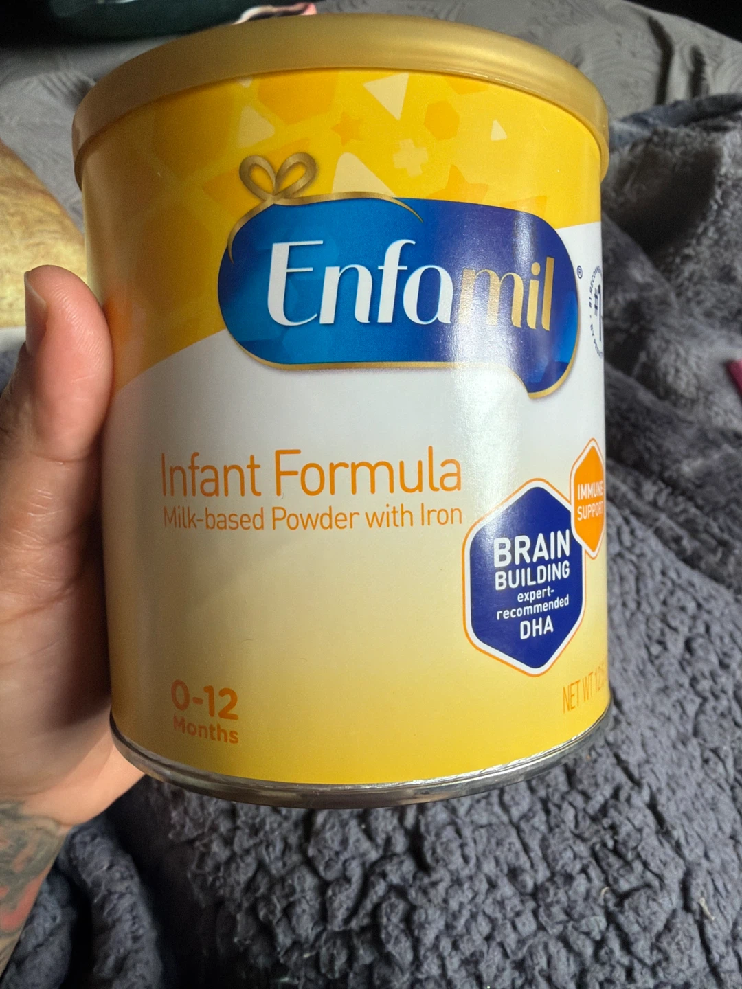 Enfamil Infant Formula Milk-based Powder with Iron 0-12 Months