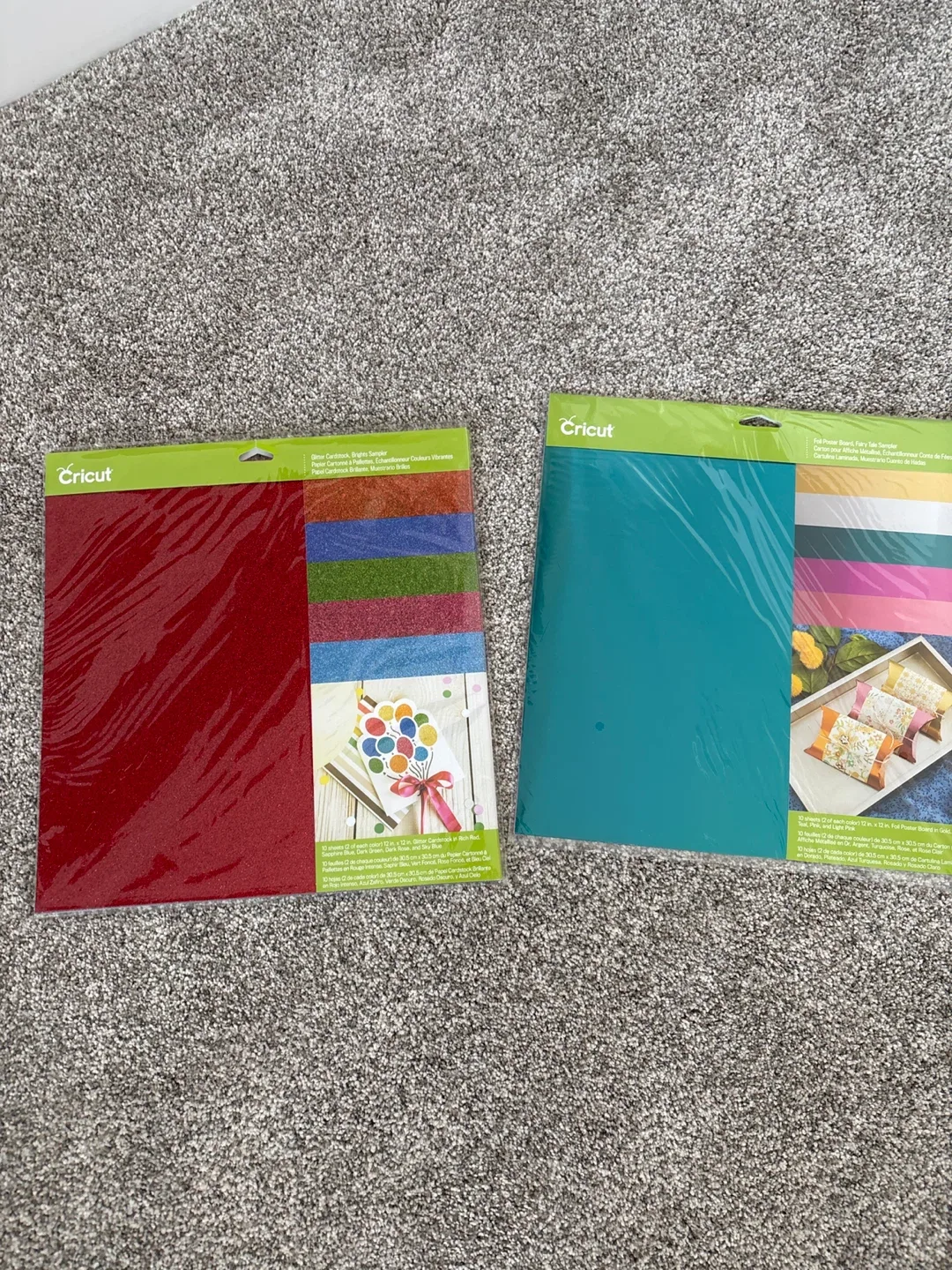 Cricut Glitter Cardstock & Poster Board Samplers