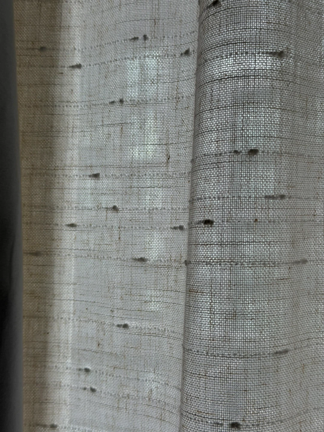 Sheer Curtains - Natural Linen Blend - photo 3