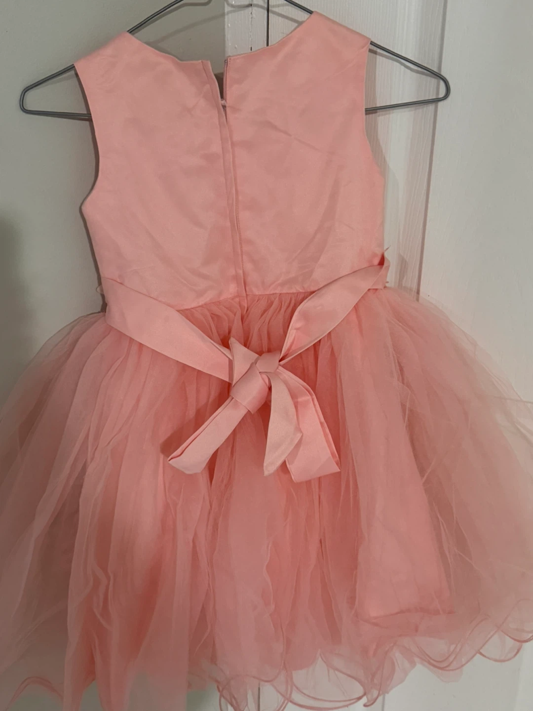 Girls' Sparkly Tulle Dress - Mint Green or Peach