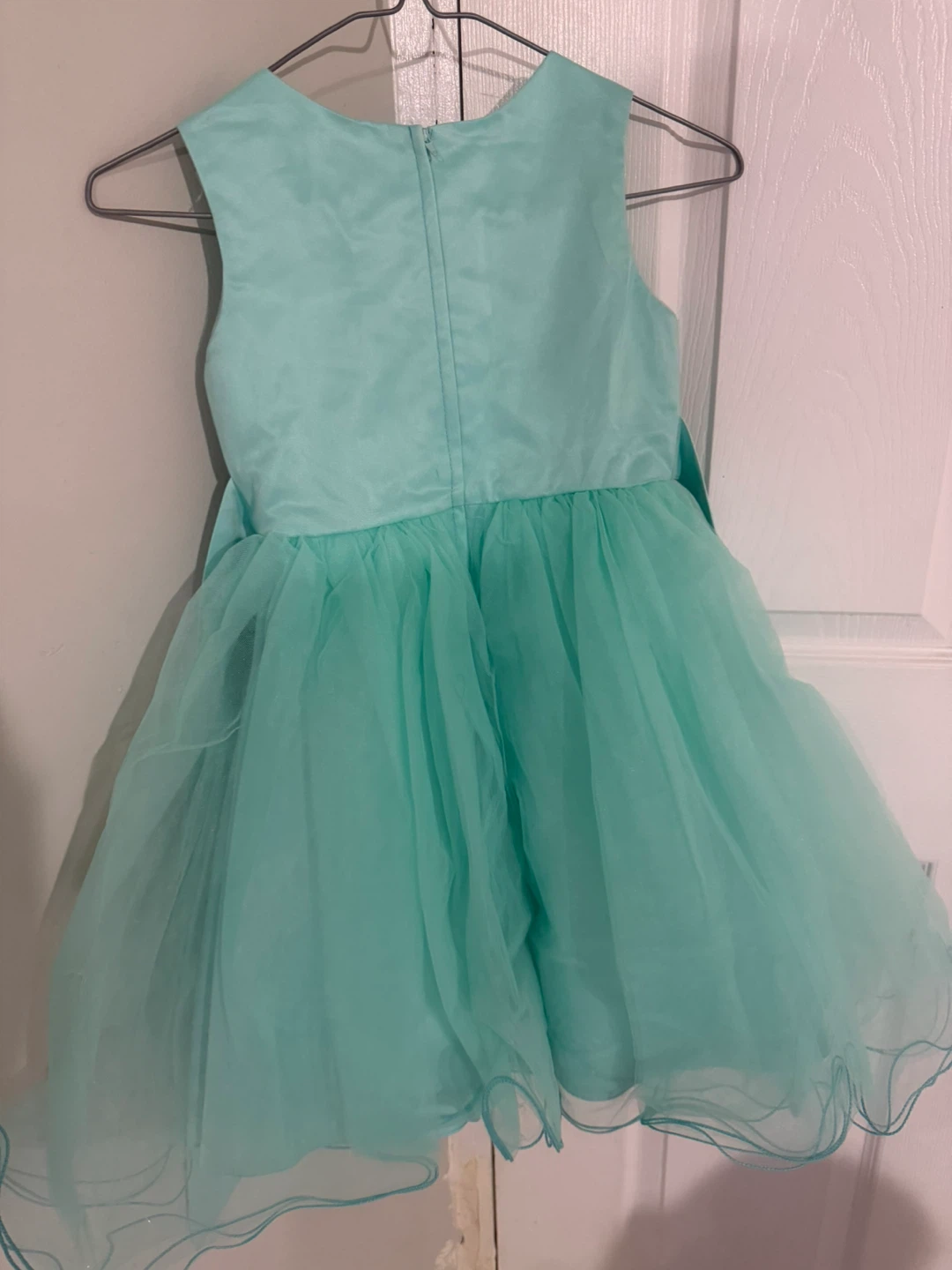 Girls' Sparkly Tulle Dress - Mint Green or Peach - photo 3