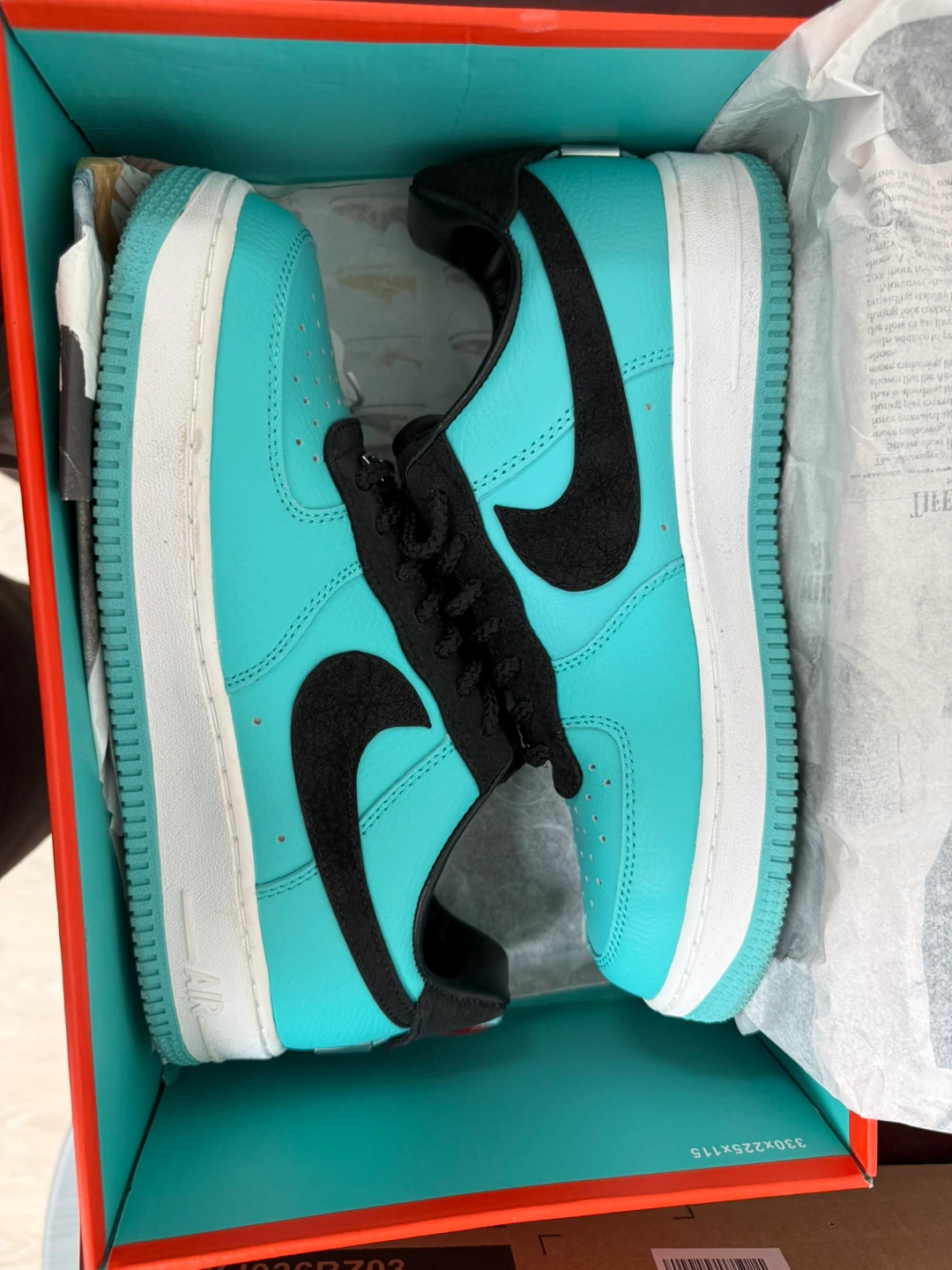 Nike x Tiffany & Co. Air Force 1 ‘1837’ – Size 8.5 (W10) - photo 4