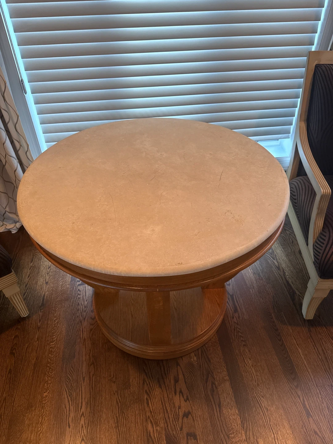 Round Pedestal Accent Table