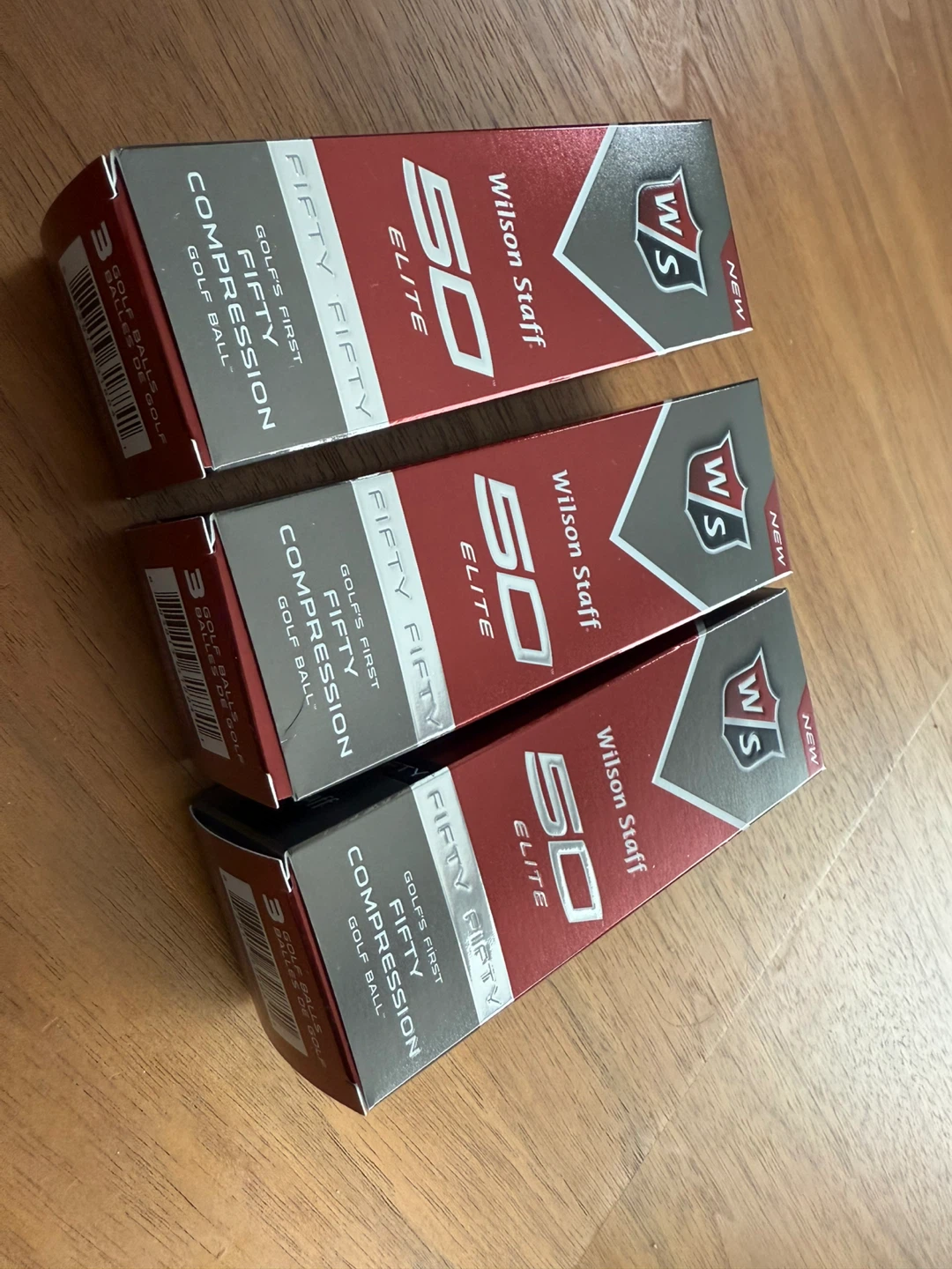 Wilson Staff Fifty Elite Golf Balls (3 Boxes)