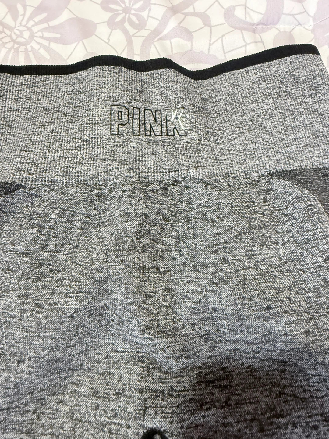 PINK Seamless Leggings - Grey - photo 3