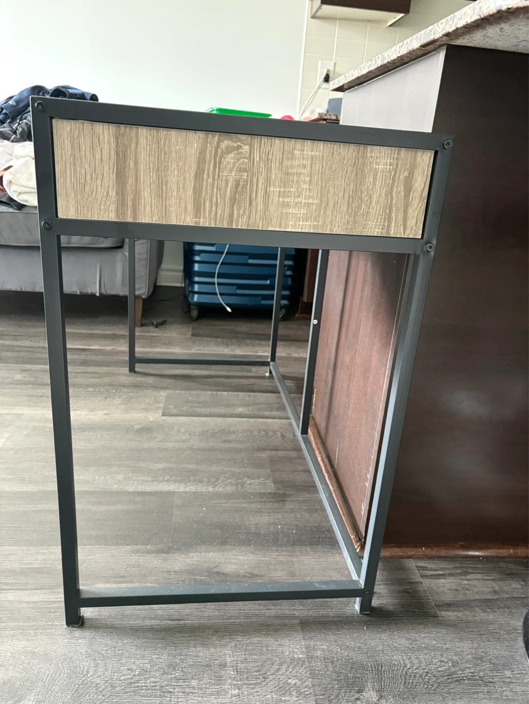 Wood Top Desk with Drawer - photo 4