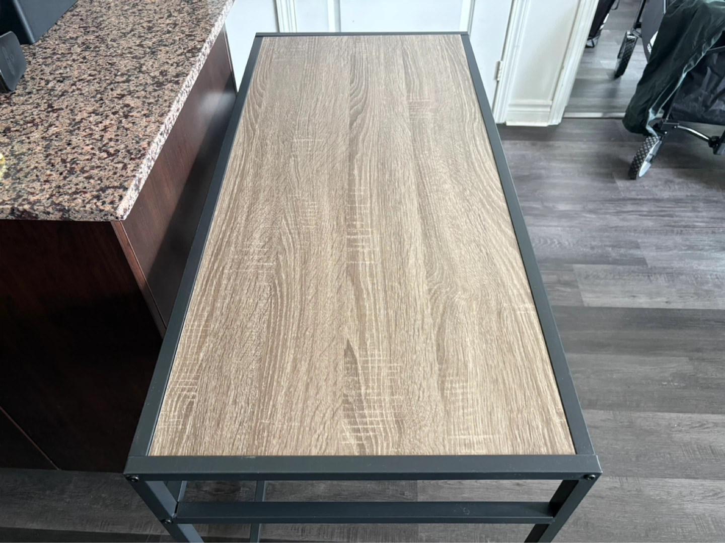 Wood Top Desk with Drawer - photo 5