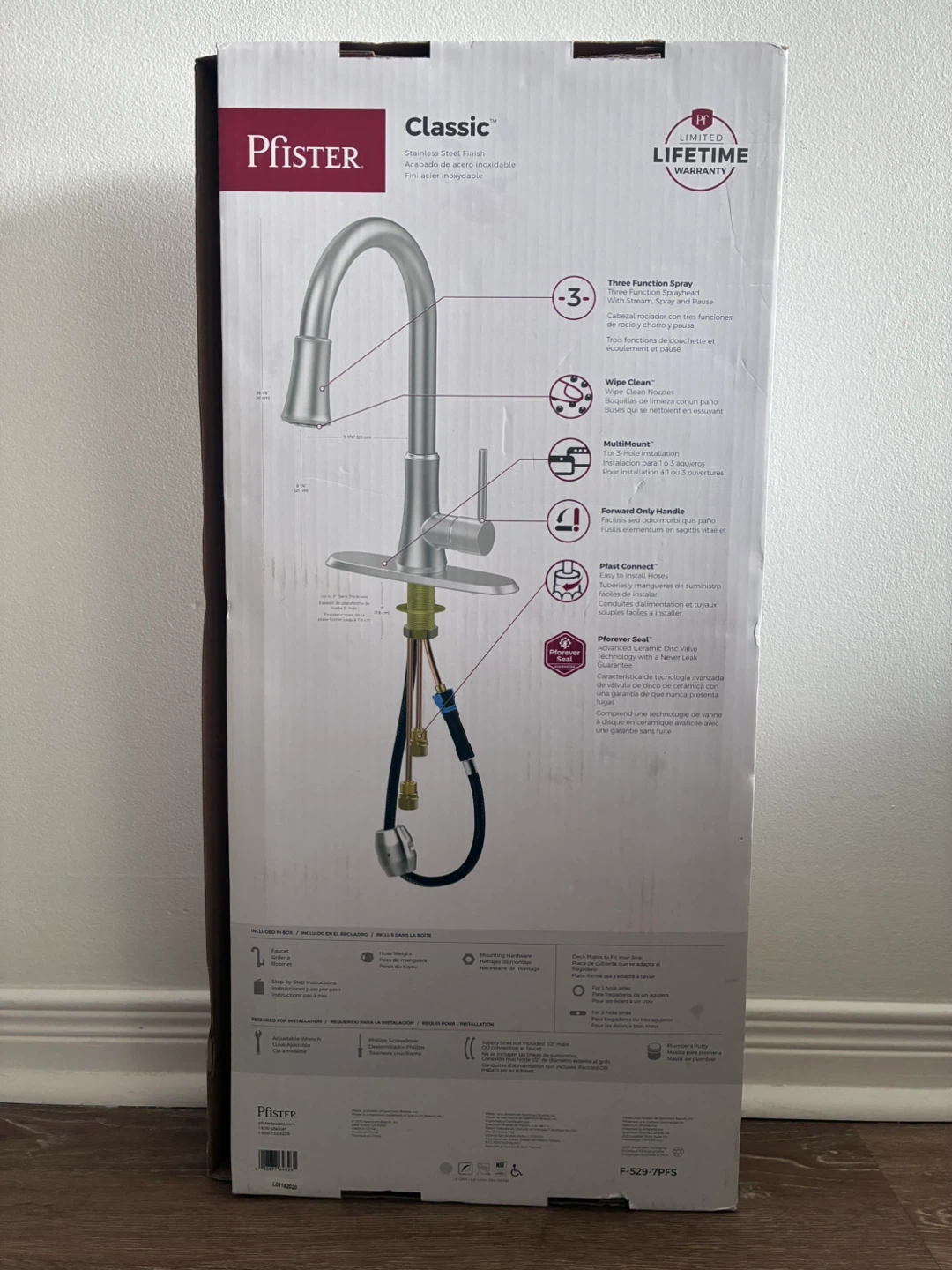 Pfister Matte Black Kitchen Faucet - photo 4