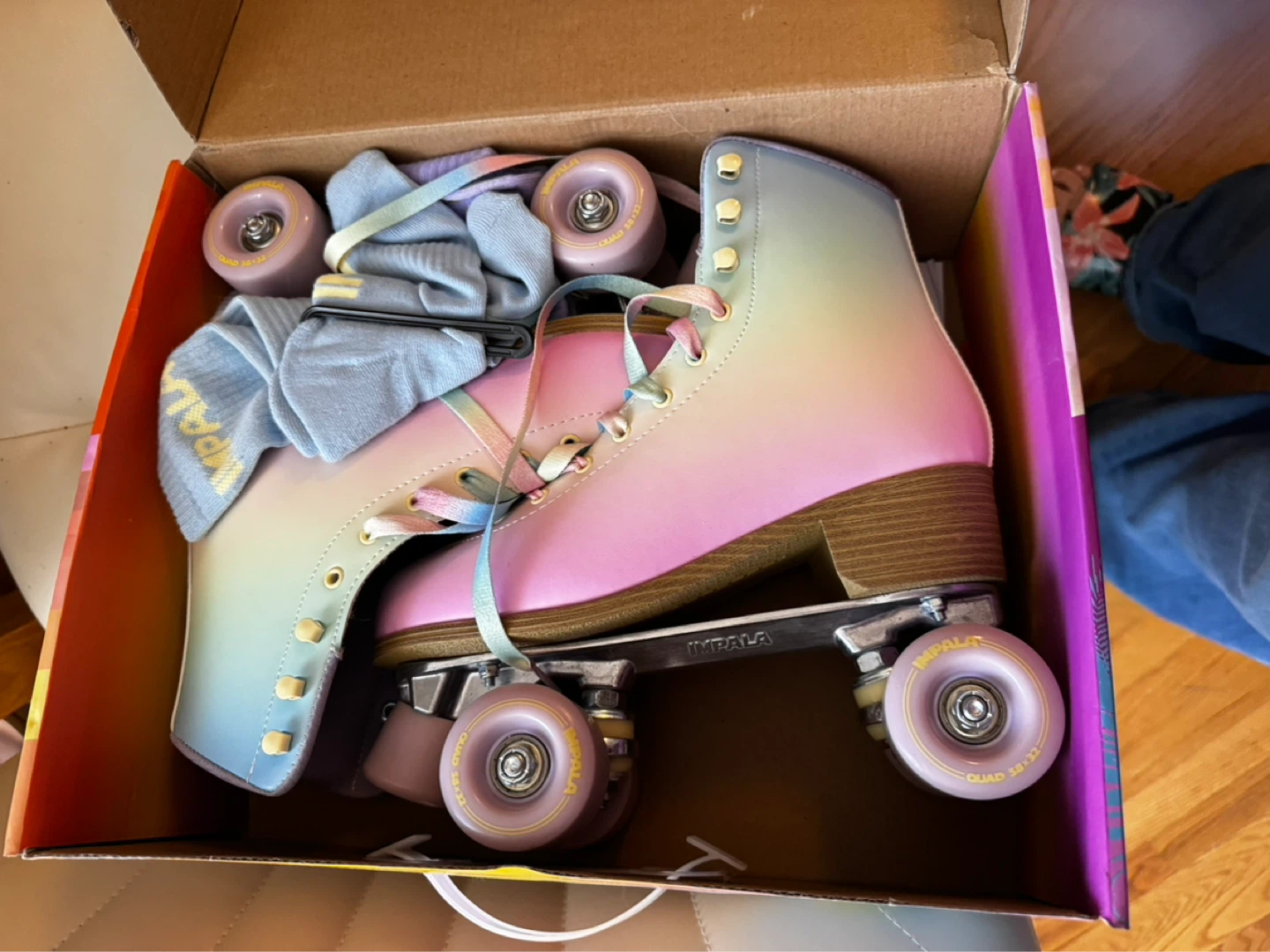 Impala Pastel Fade Quad Roller Skates Size 8 - photo 2