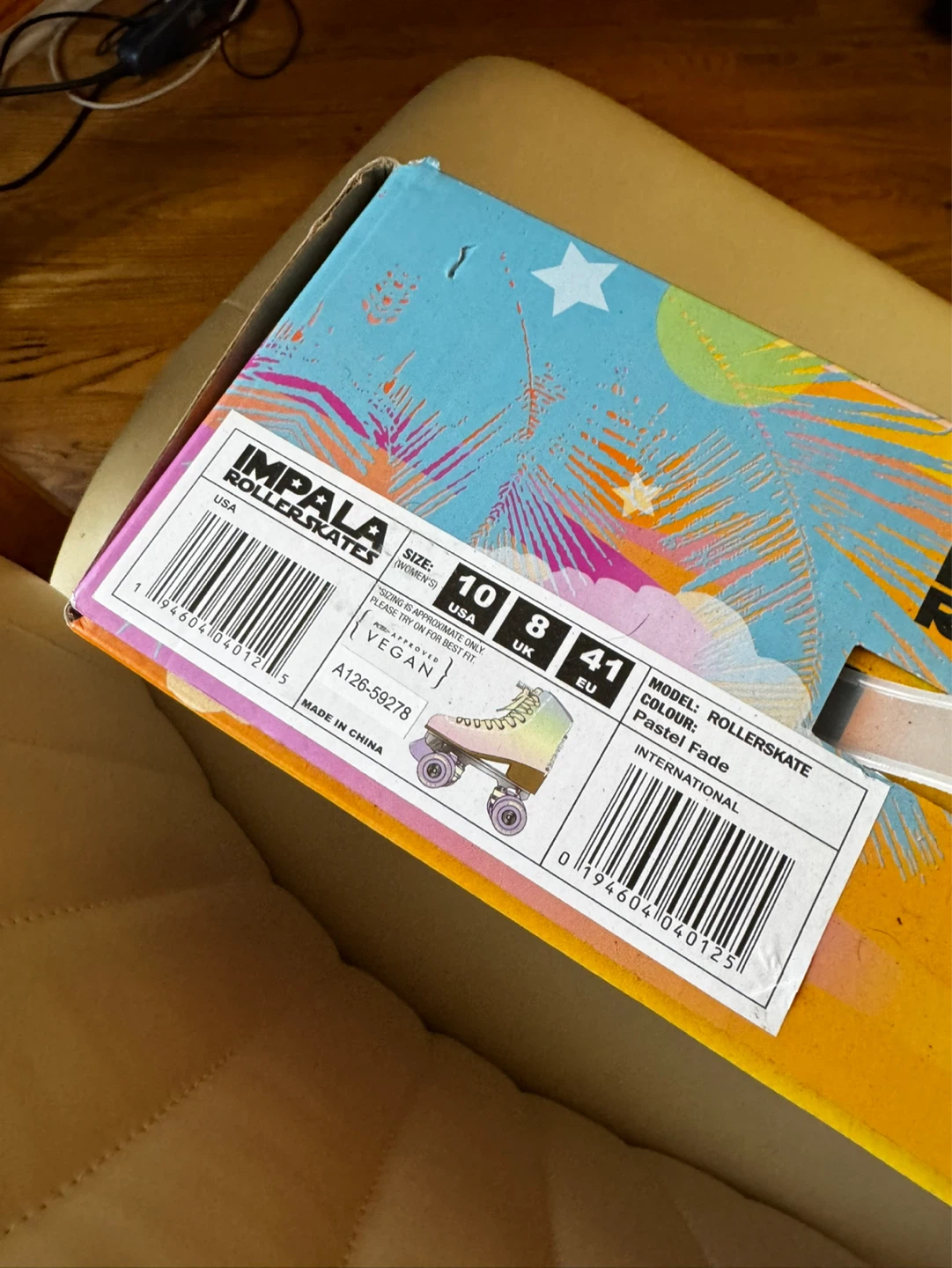 Impala Pastel Fade Quad Roller Skates Size 8 - photo 3