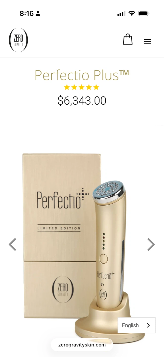 Zero Gravity Perfectio Plus Limited Edition Device with Base - photo 2