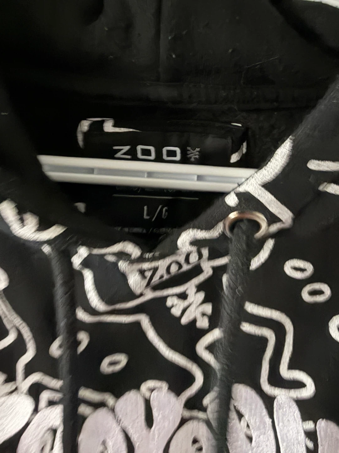 Mens Zoo York Black Hoodie Size L/G - photo 3