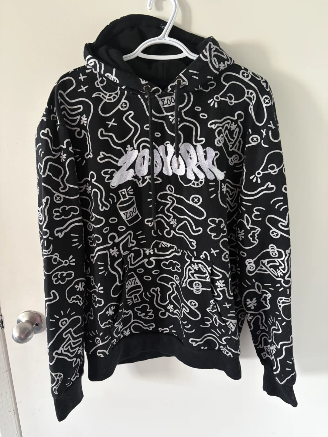 Mens Zoo York Black Hoodie Size L/G