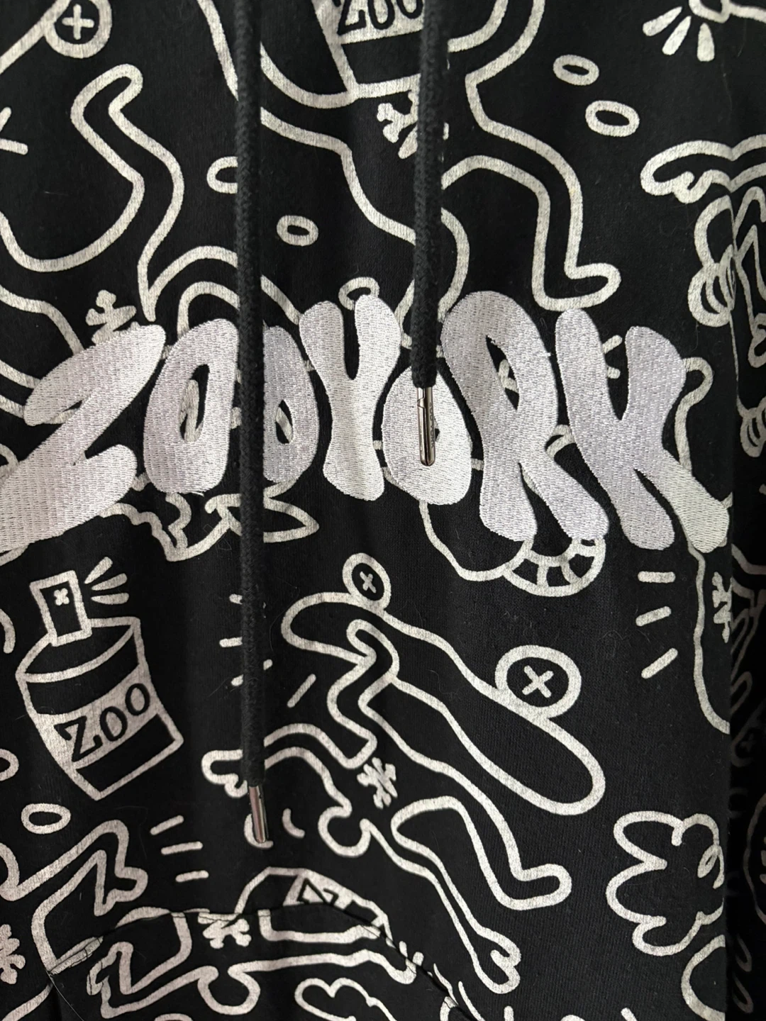 Mens Zoo York Black Hoodie Size L/G - photo 2