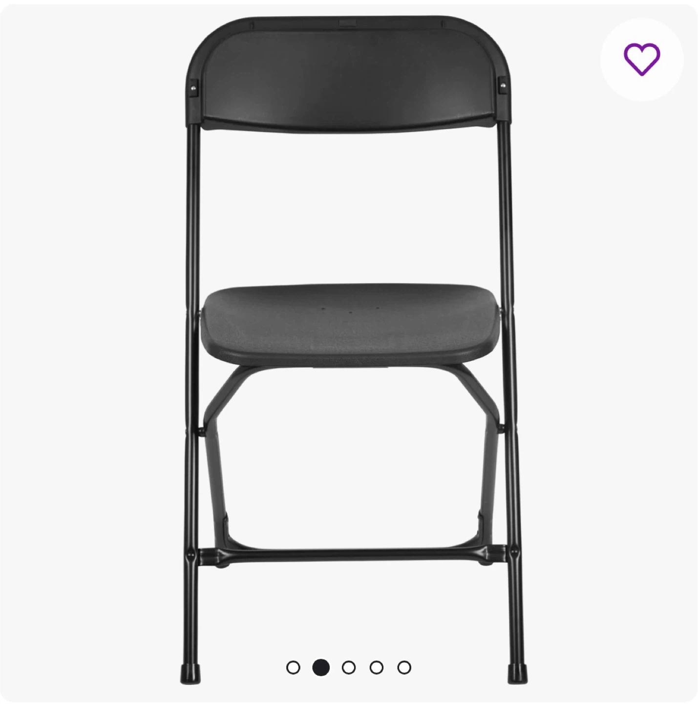 FREE 2 Black Folding Chairs - photo 2