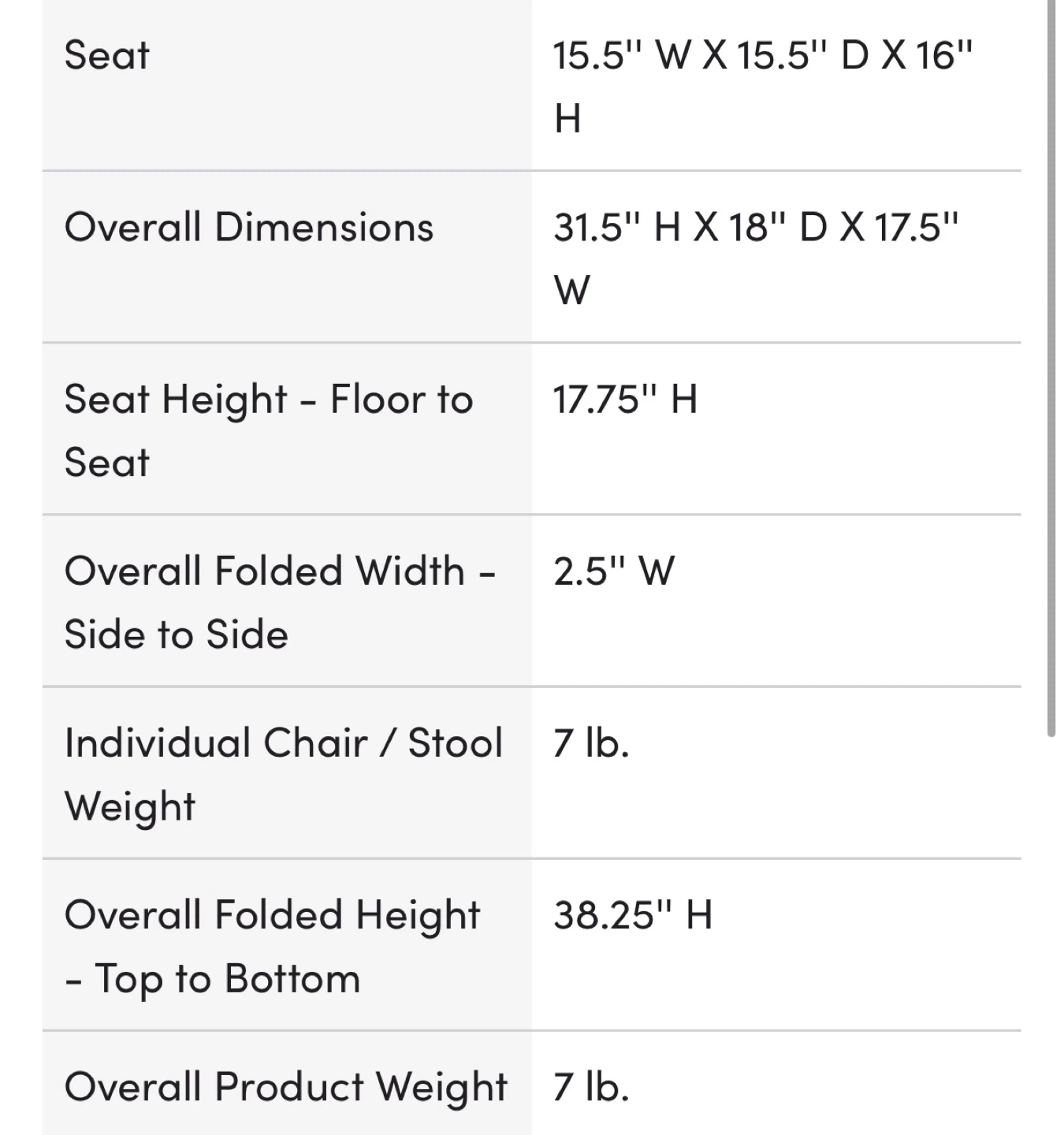FREE 2 Black Folding Chairs - photo 3