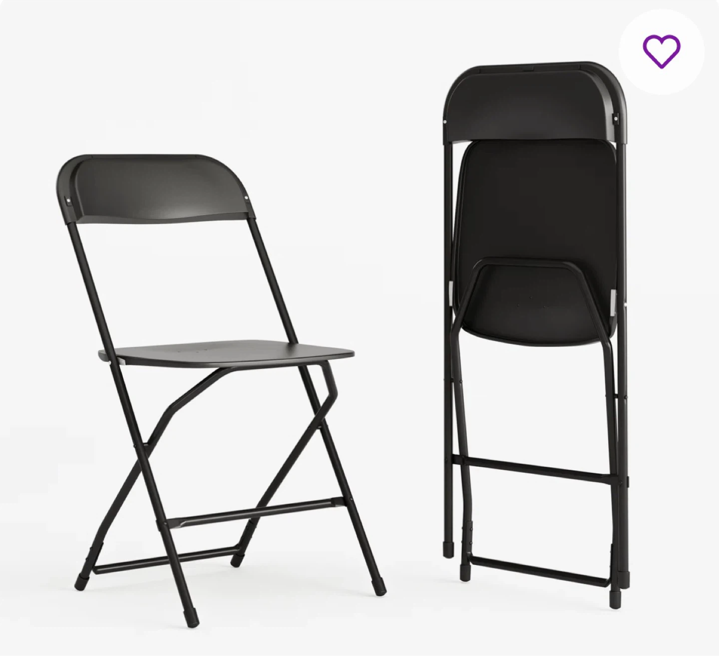 FREE 2 Black Folding Chairs