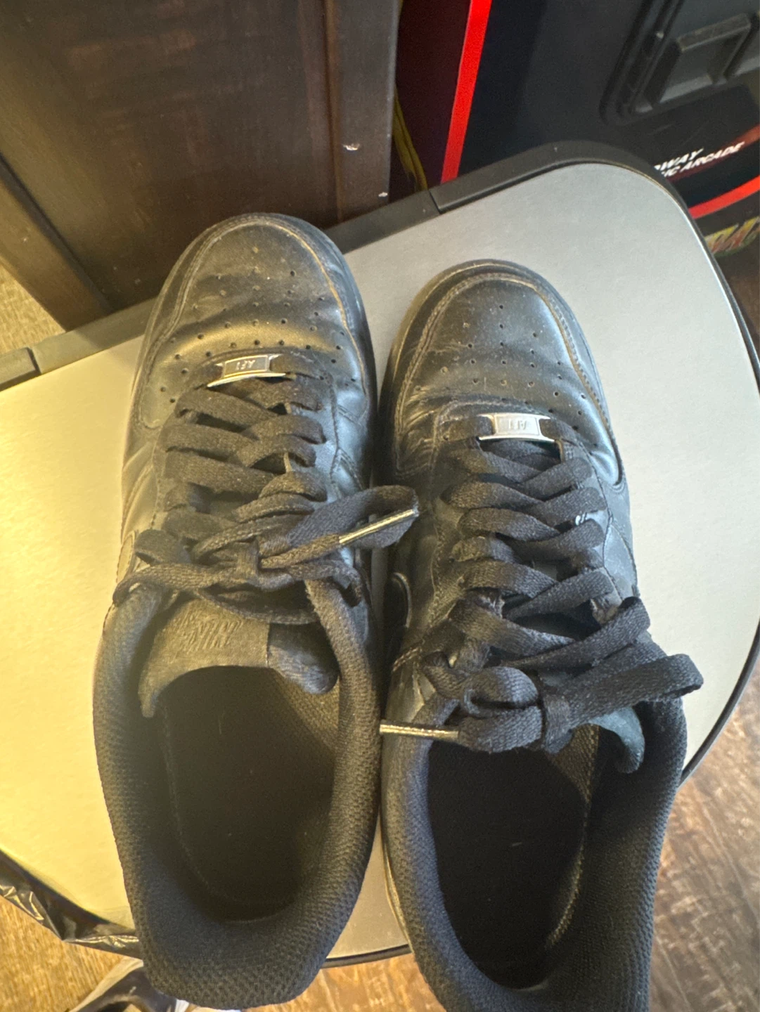 Nike Air Force 1 "AF1" Black Sneakers - photo 2