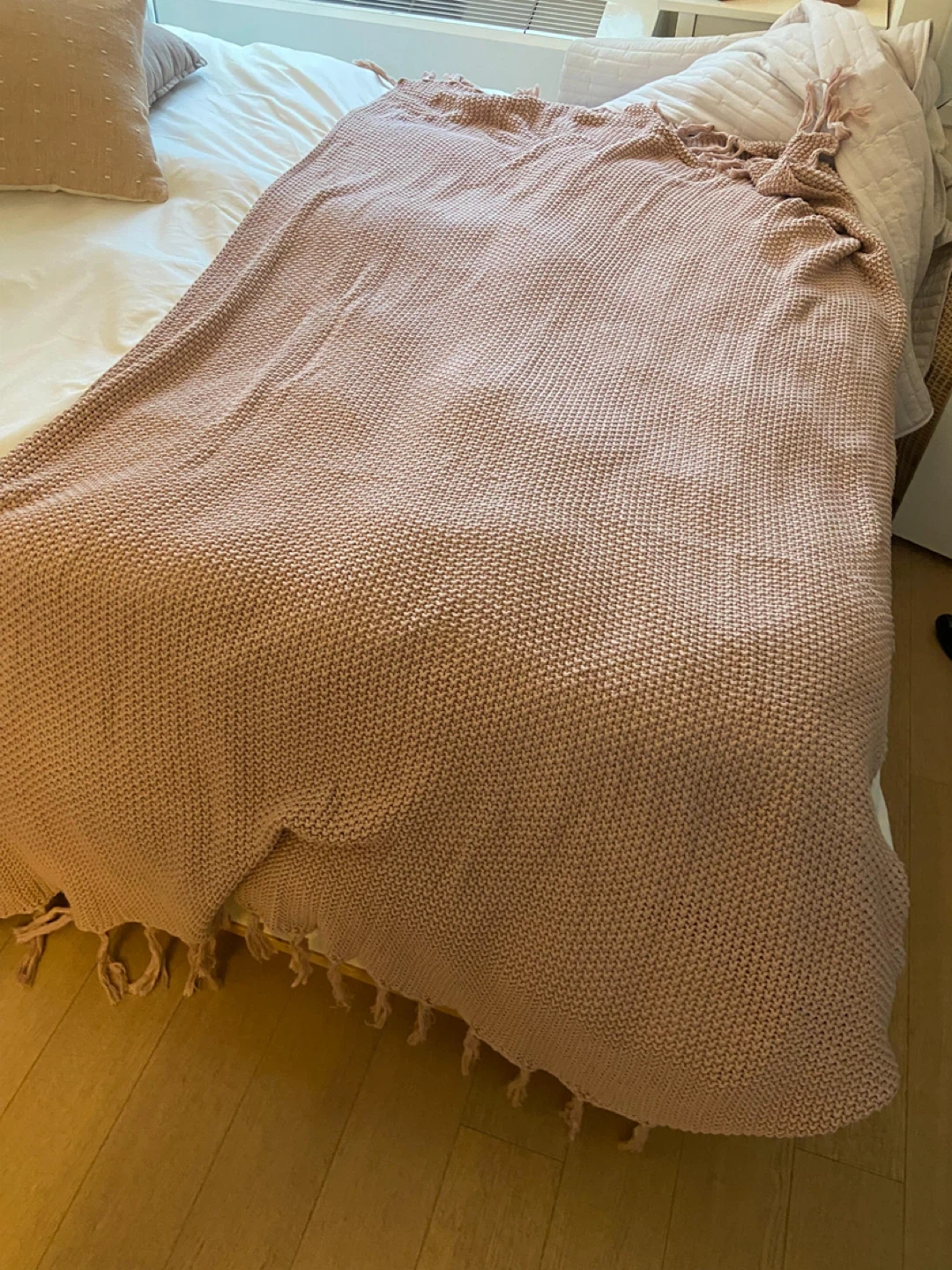 YAYA&CO Knitted Throw Blanket with Tassels - photo 5