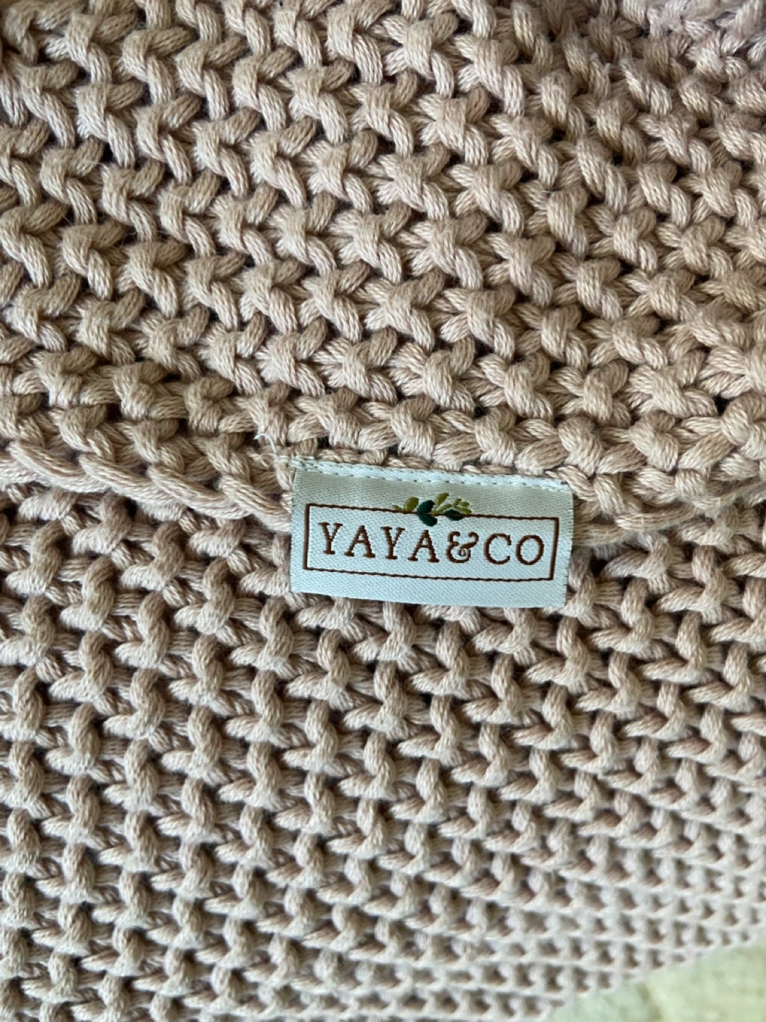 YAYA&CO Knitted Throw Blanket with Tassels - photo 2