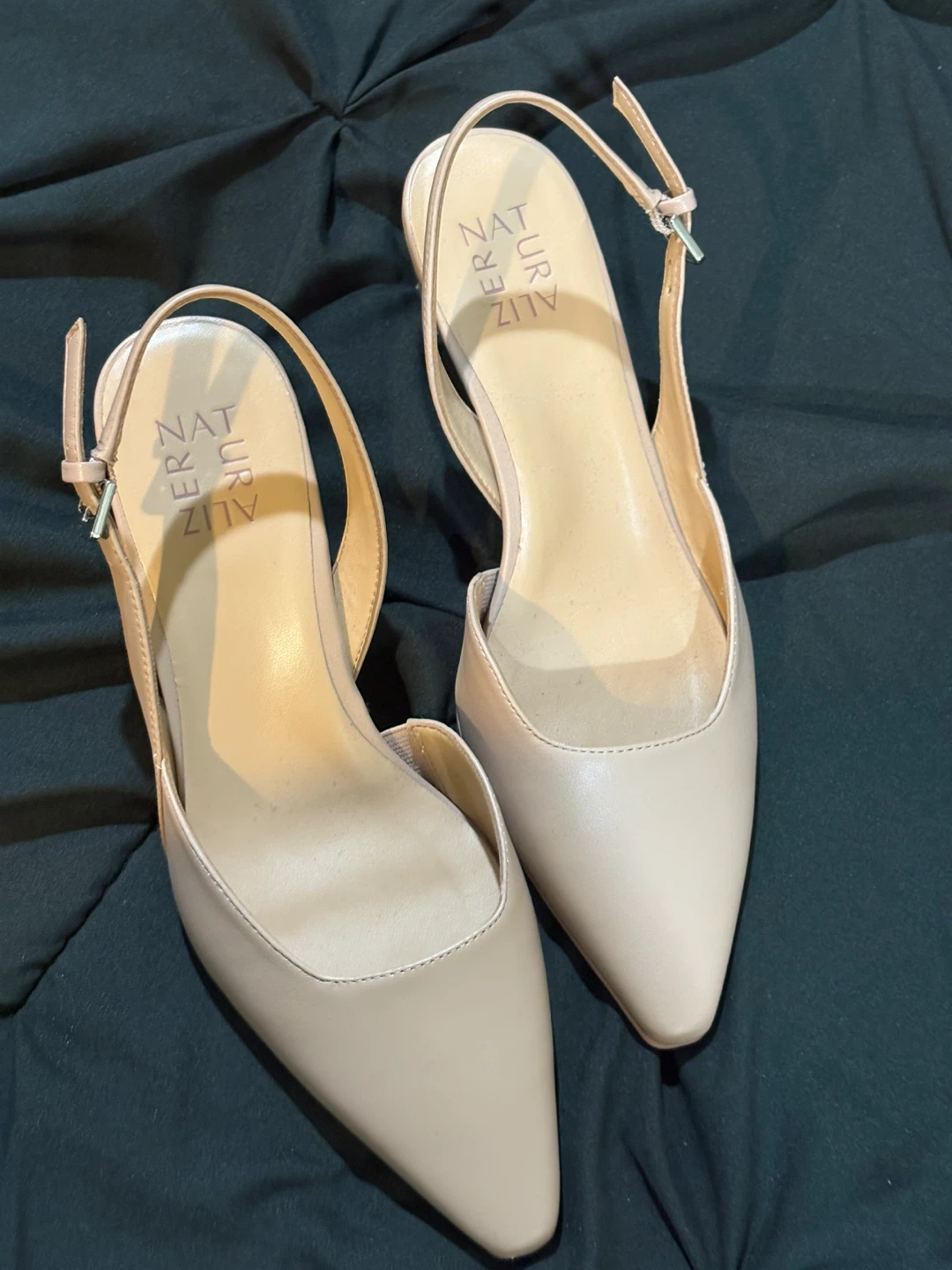 Naturalizer Slingback Heels - Nude