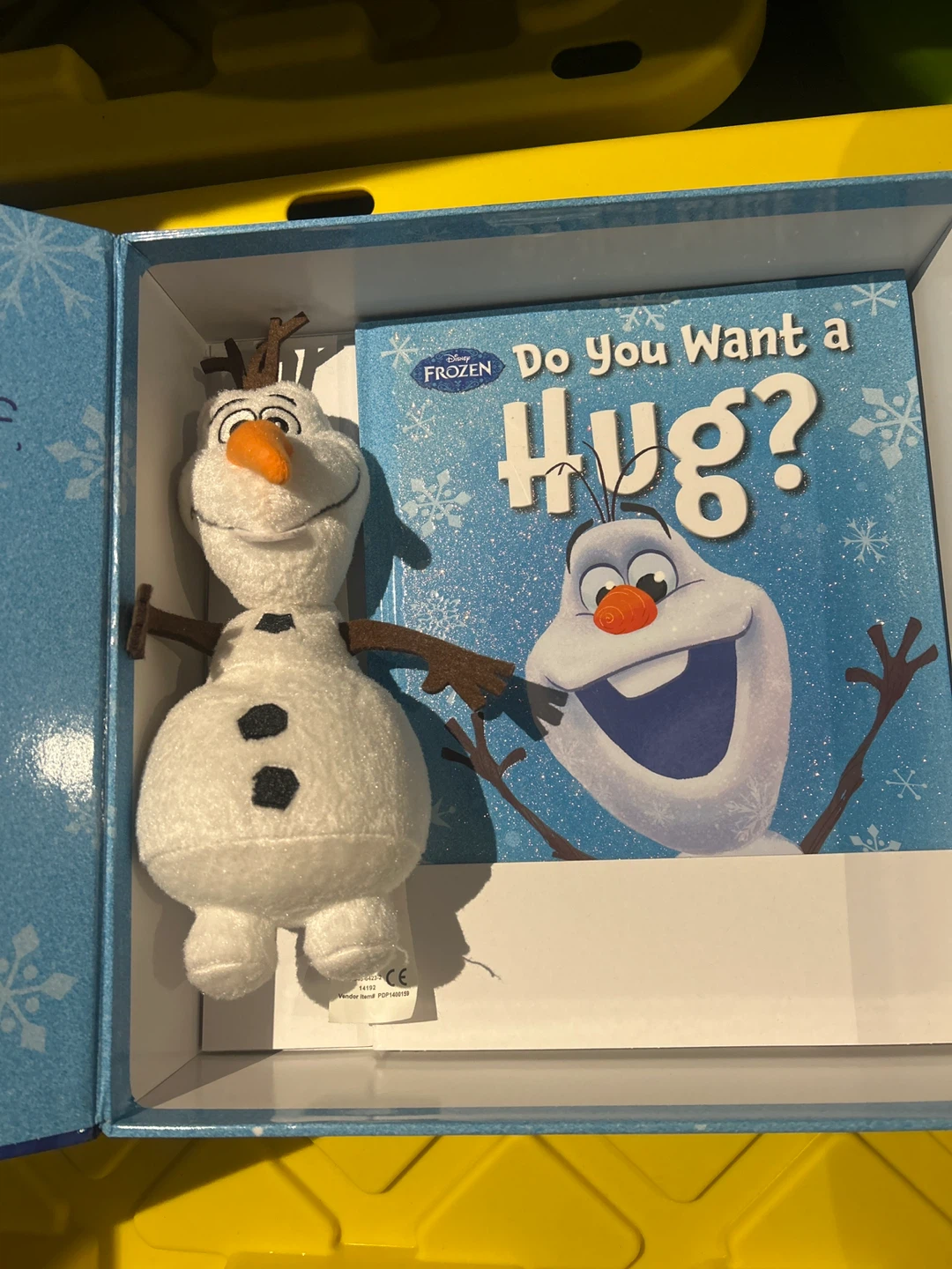 Disney Frozen Hide-and-Hug Olaf Plush Book Set - photo 2