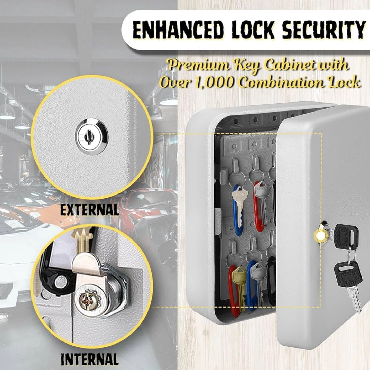 48-Key Cabinet with Lock Wall Mount - photo 5