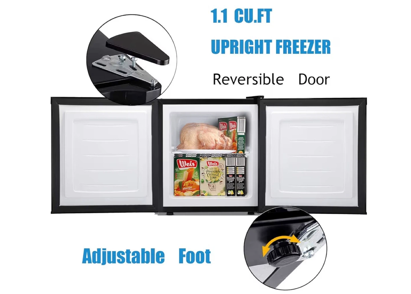 1.1 cu.ft Upright Freezer - photo 2