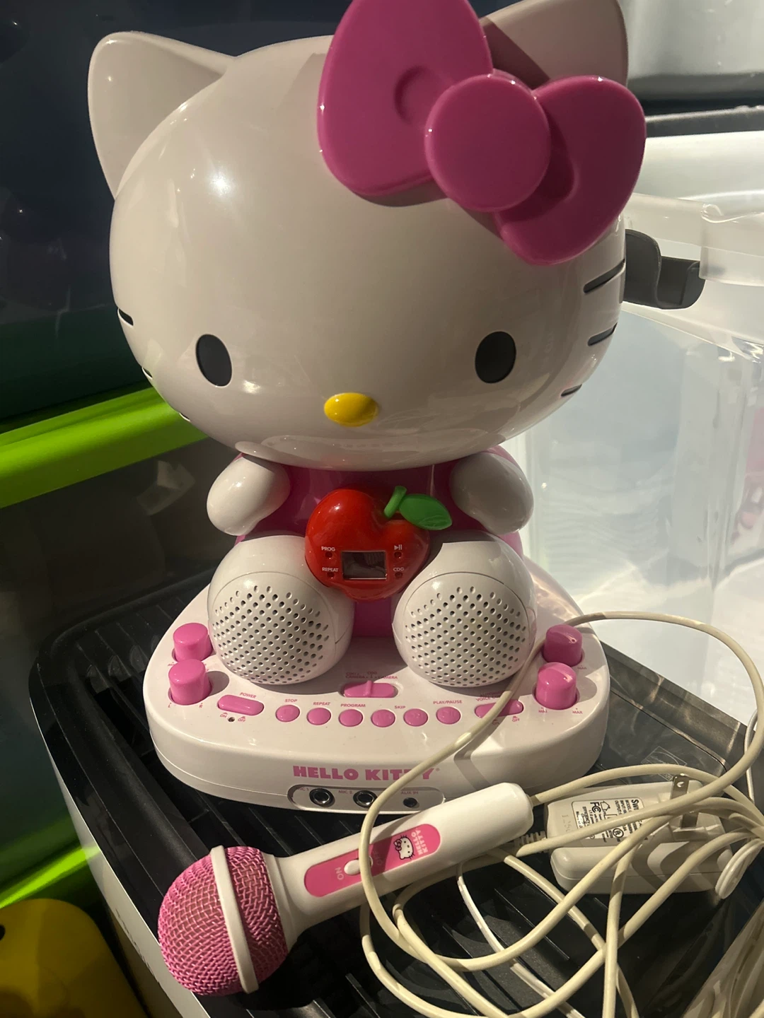 Hello Kitty Karaoke Machine with Microphone