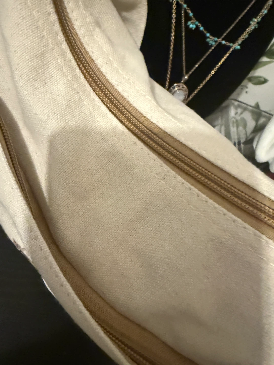 Canvas Shoulder Bag with Mandala Design - photo 2