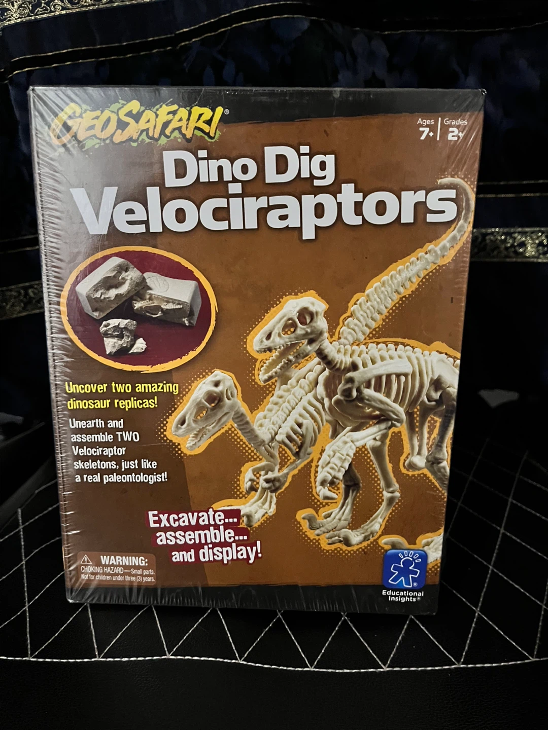 GeoSafari Dino Dig Velociraptors Excavation Kit