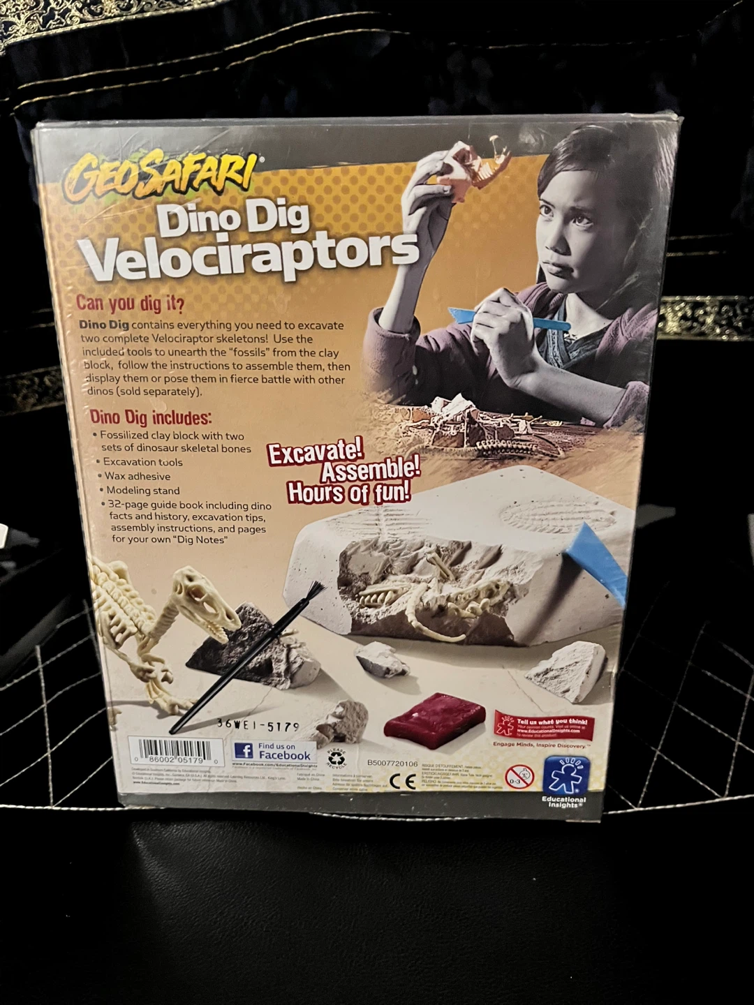 GeoSafari Dino Dig Velociraptors Excavation Kit - photo 2