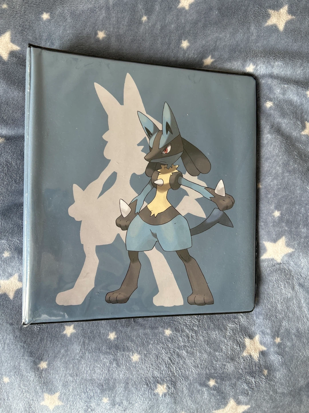 Pokemon Card Binder with Lucario Cover