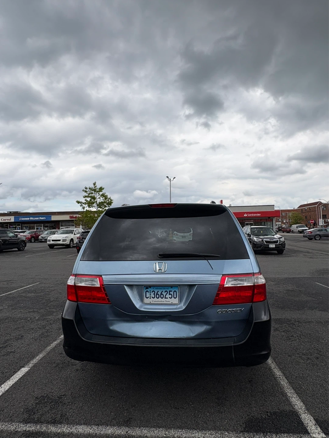 Blue Honda Odyssey Minivan - photo 2