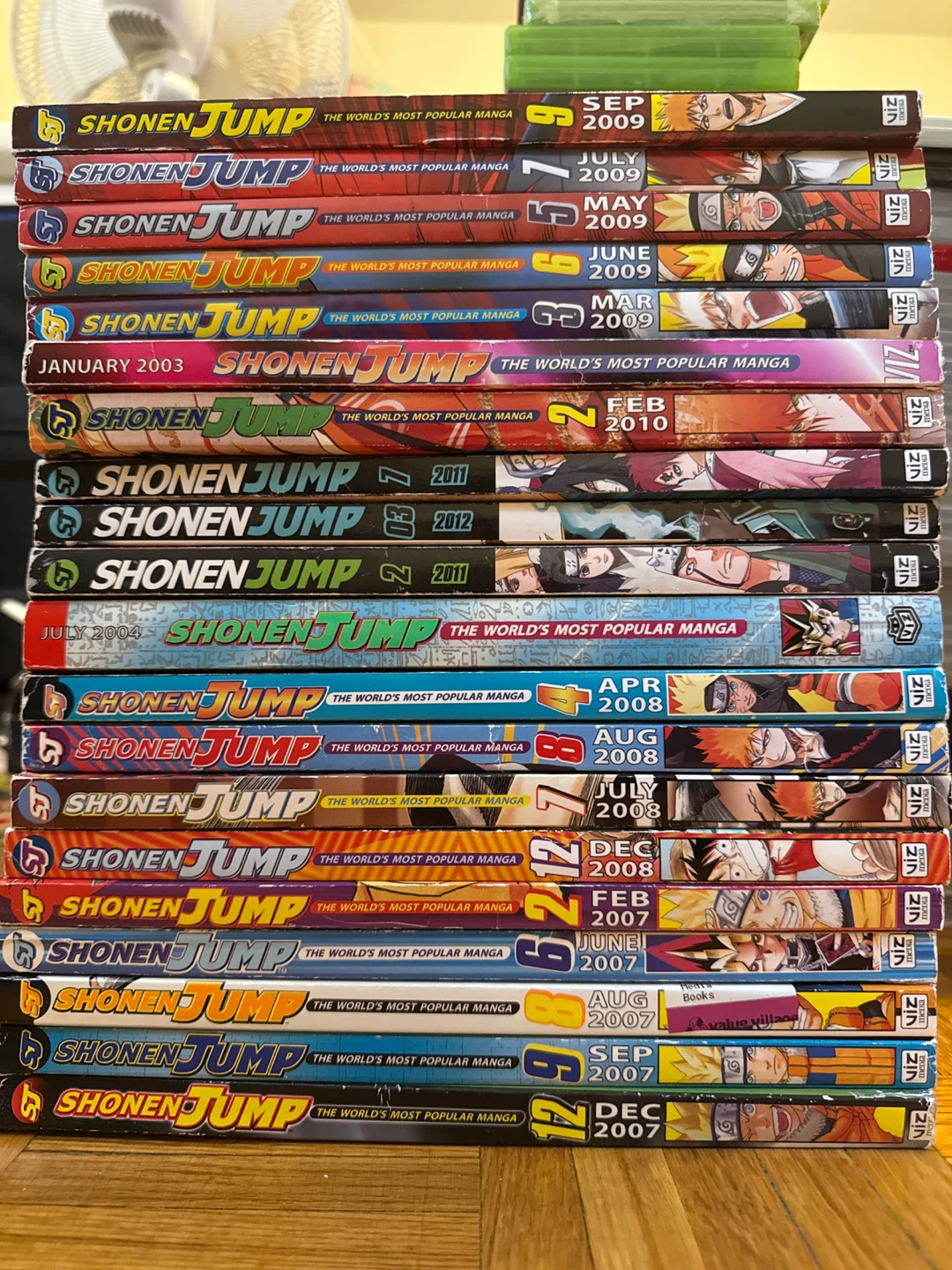 Shonen jump magazine ( 2003 2004 2007 2008 2010 2012 )