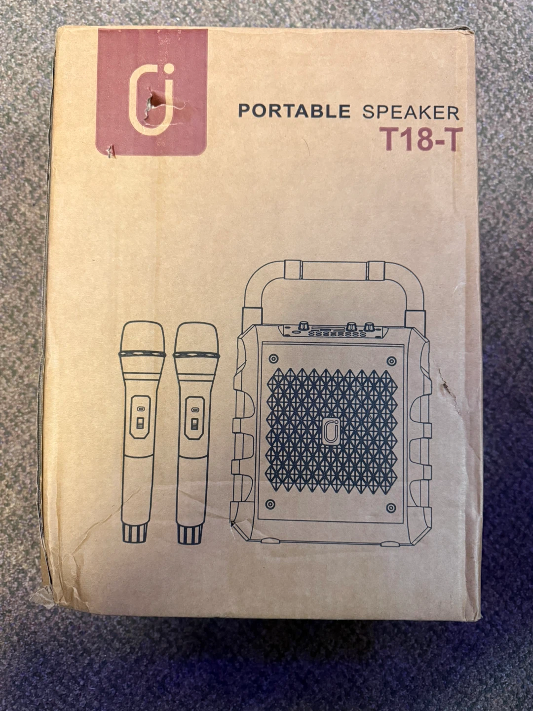 Portable Speaker T18-T with 2 Microphones - photo 2