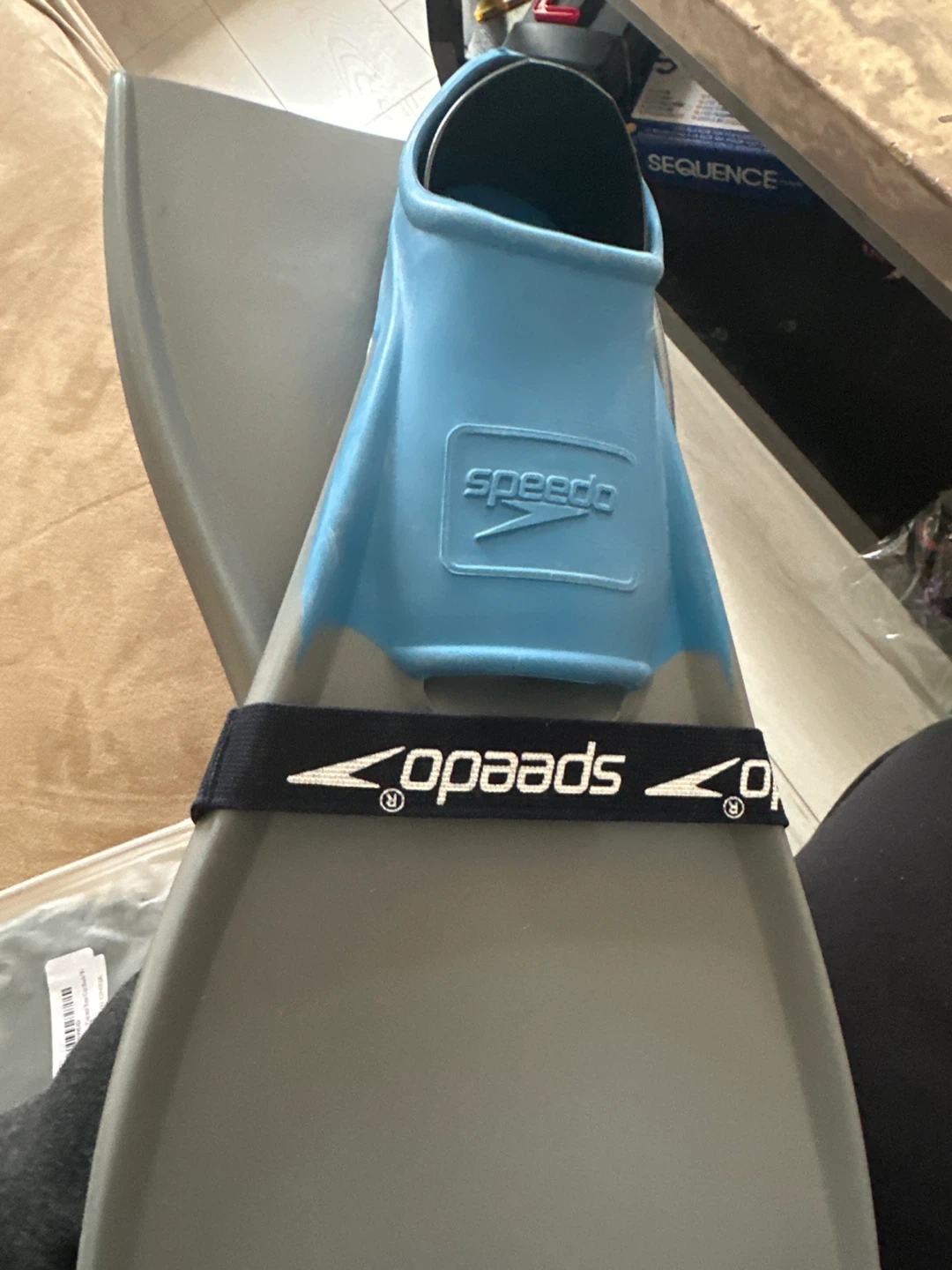 Speedo Trialon Rubber Swim Fins - Size M