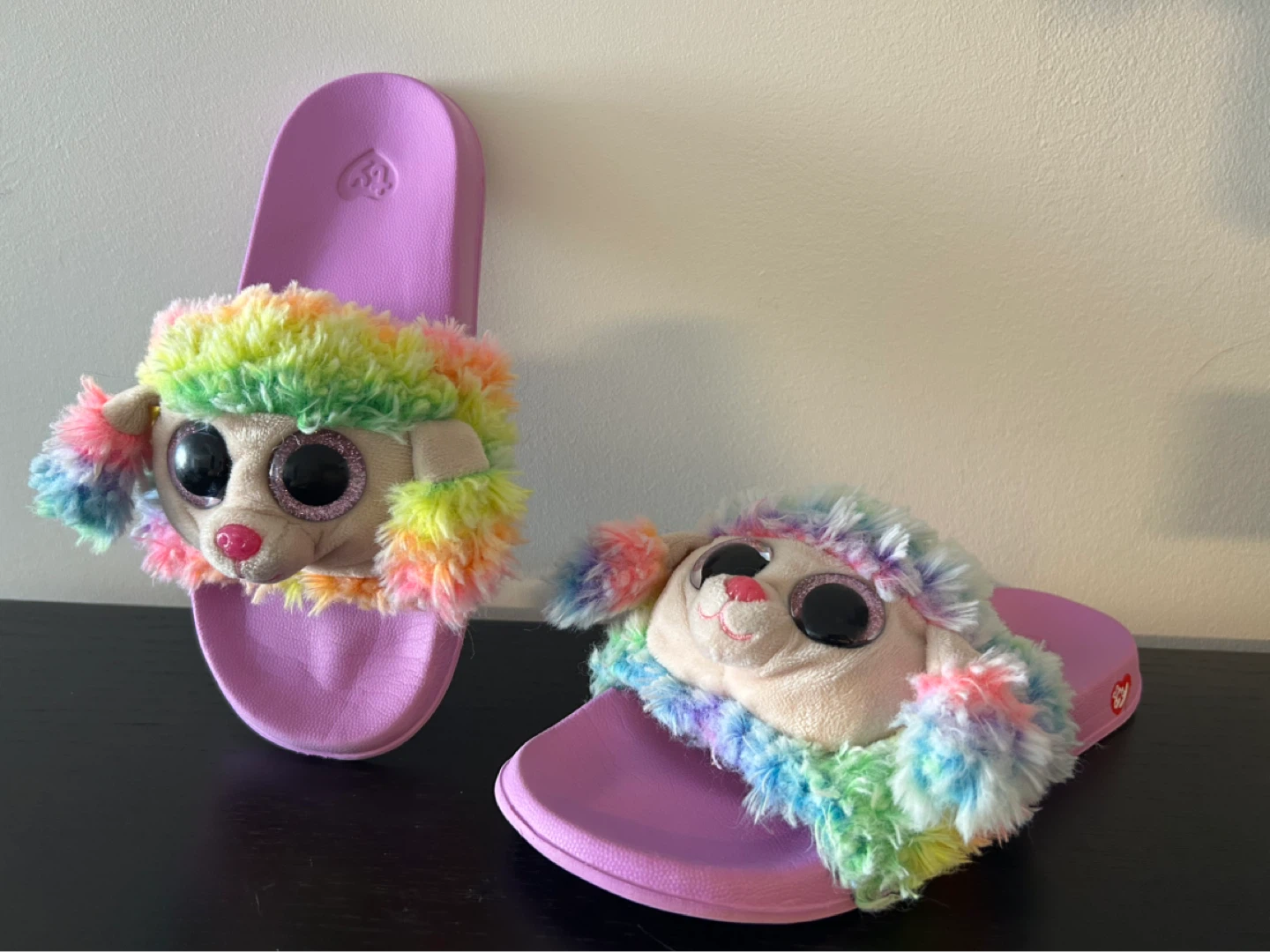 TY Cute Girls Slippers – Like New Condition / Beanie Boos - photo 2