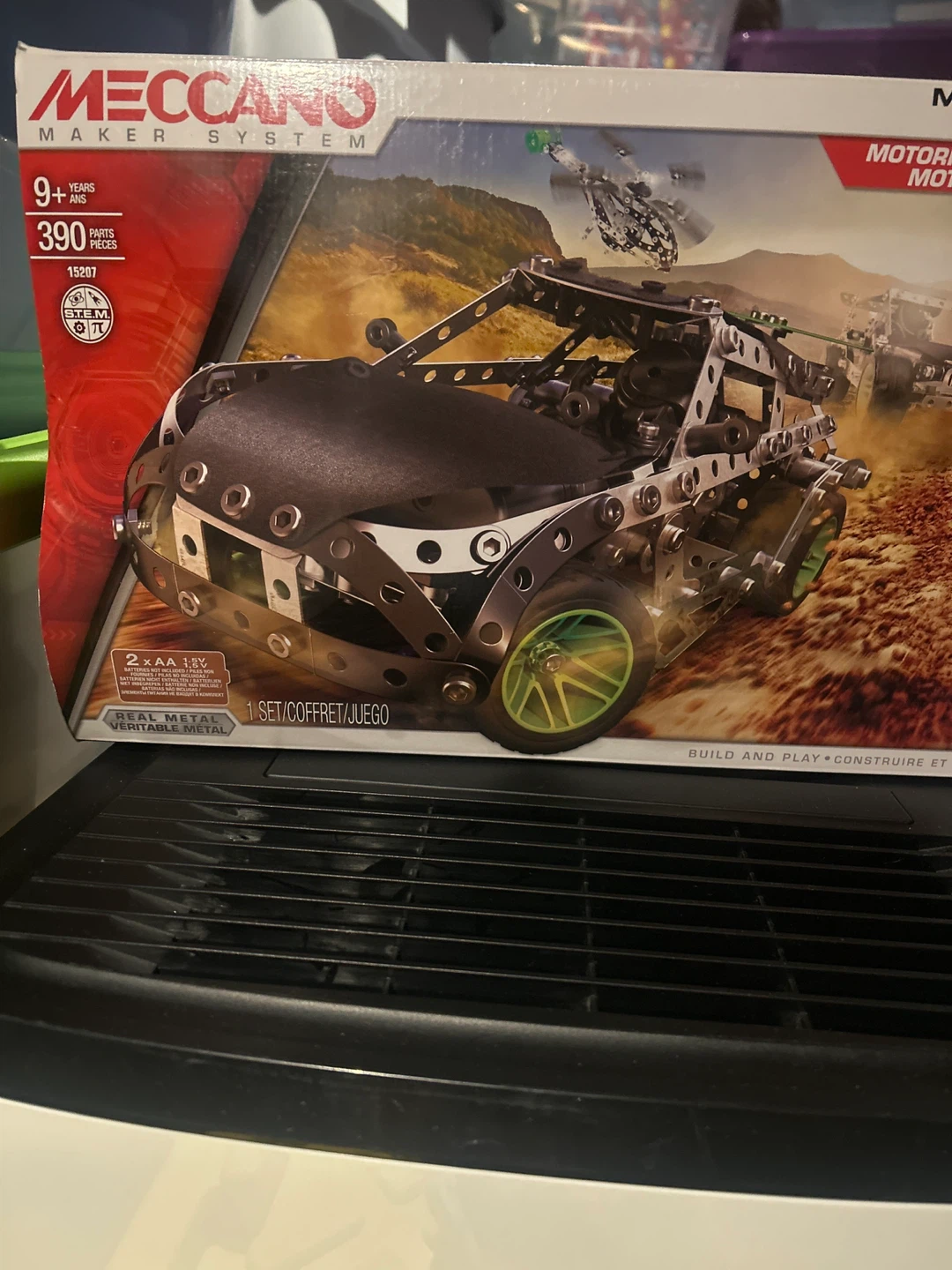 Meccano Maker System Motorized Motor Car Building Set