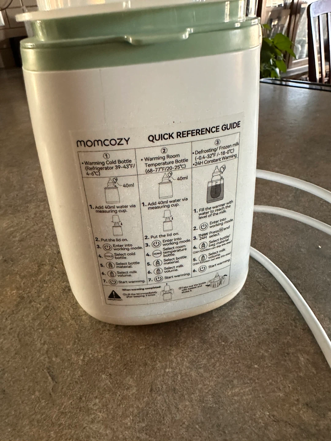 Momcozy bottle warmer - photo 2