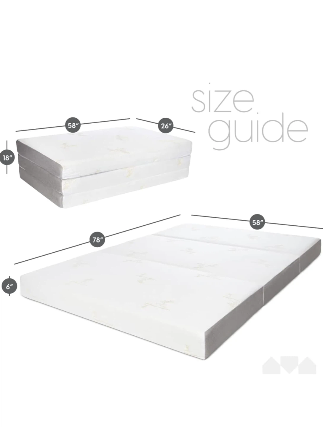 Queen Guest Foldable Mattress + Bed Frame - photo 3