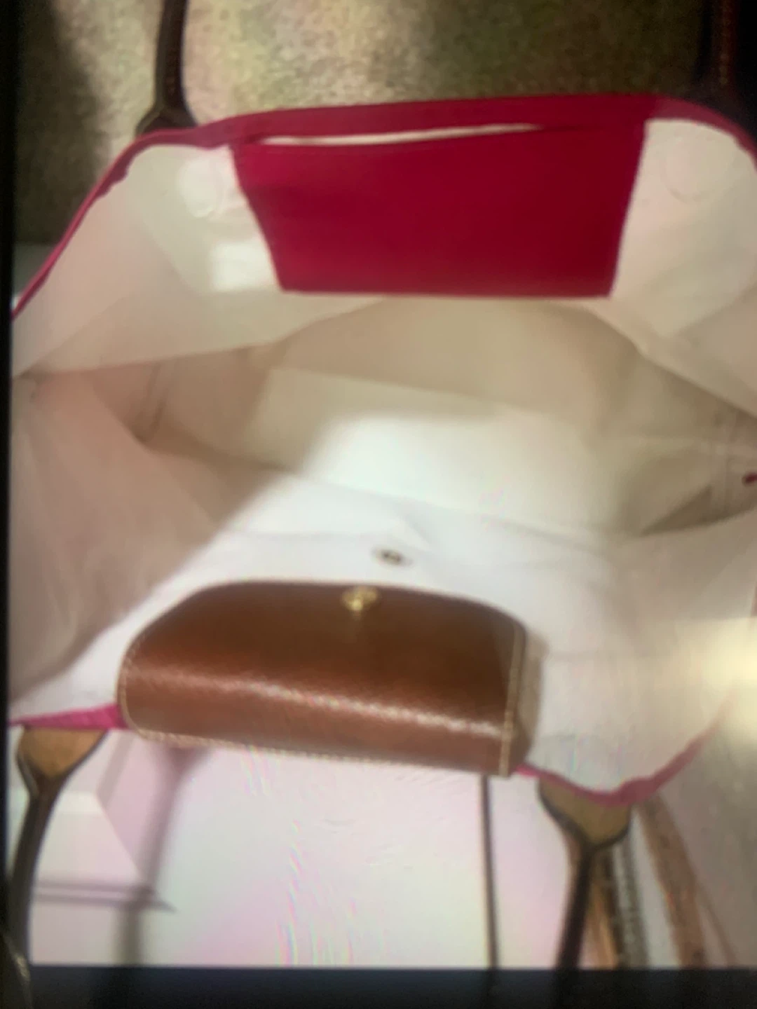 Authentic Longchamp Le Pliage Tote Bag - Pink - photo 4