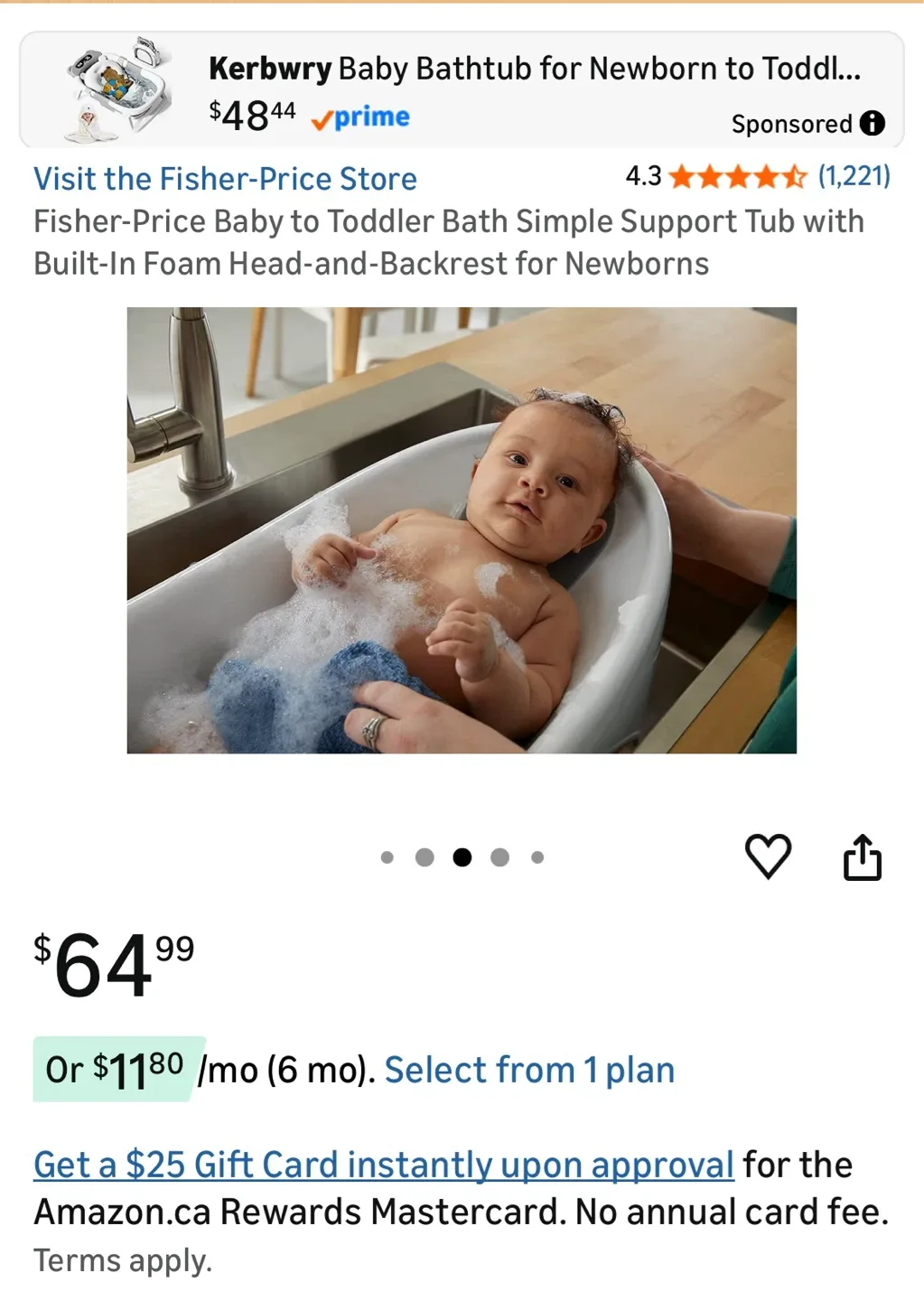 Two Fisher-Price Baby to Toddler Bath Tub - photo 3