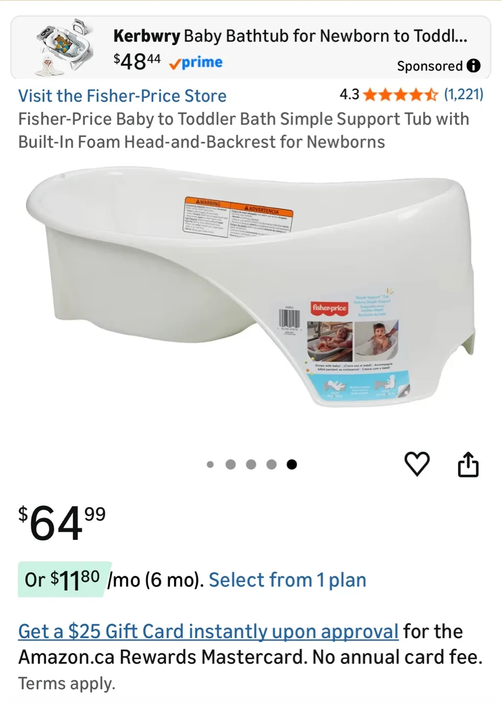 Two Fisher-Price Baby to Toddler Bath Tub - photo 2