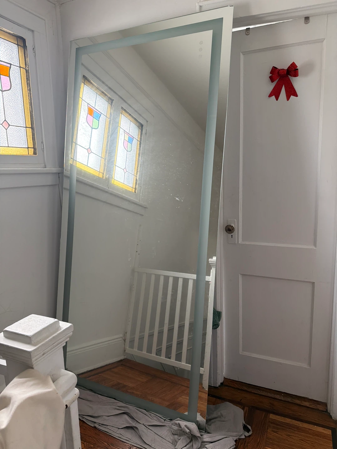 Large Frameless Mirror