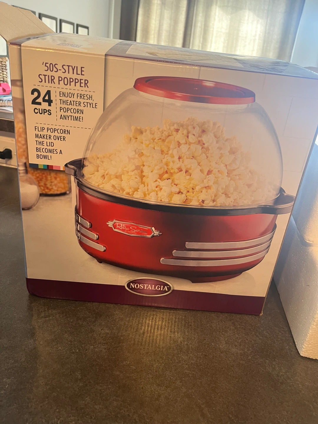 Retro 50s-Style Popcorn Popper