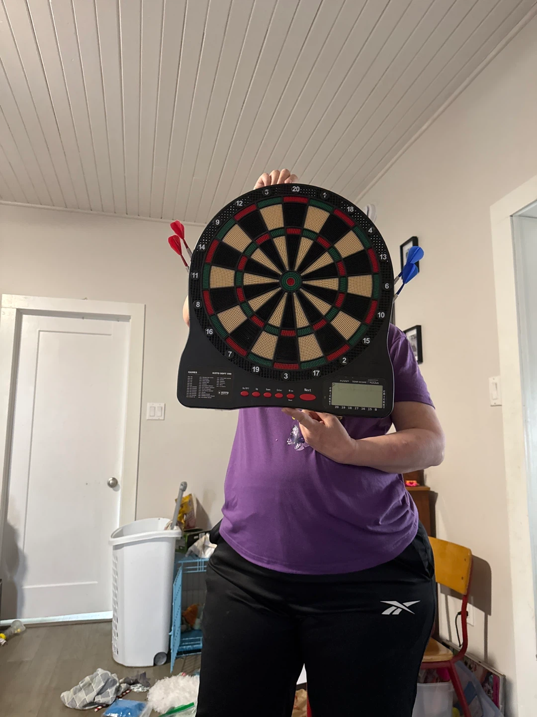 Electronic Dartboard with Darts
