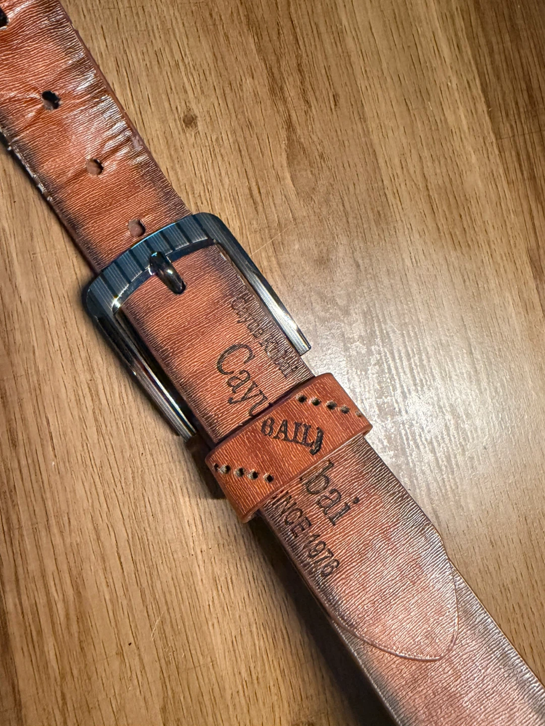 Cayyu Bai Leather Belt - photo 4