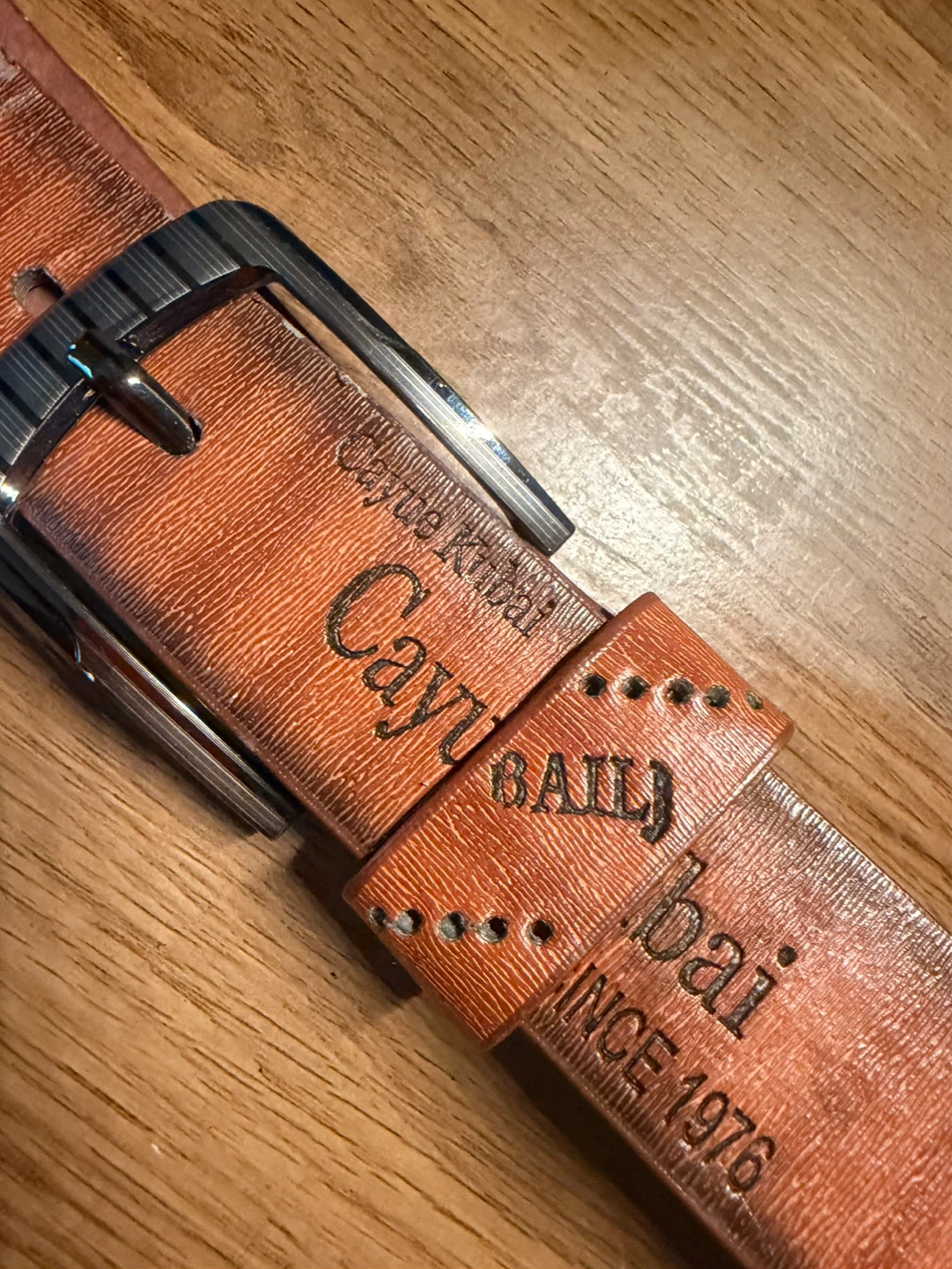 Cayyu Bai Leather Belt